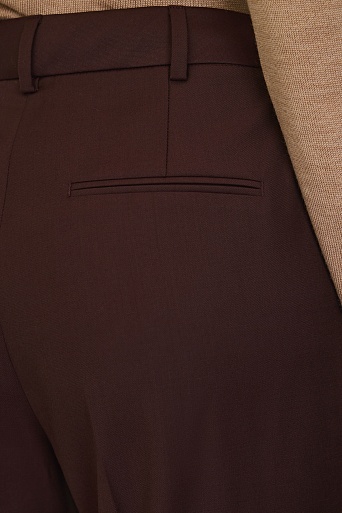 Прямые брюки со стрелками, шоколадные ANNIKA