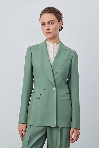 Удлиненный жакет, мятный INGRID