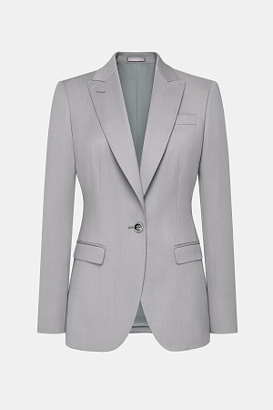 Серый пиджак в синюю клетку SMOKING II