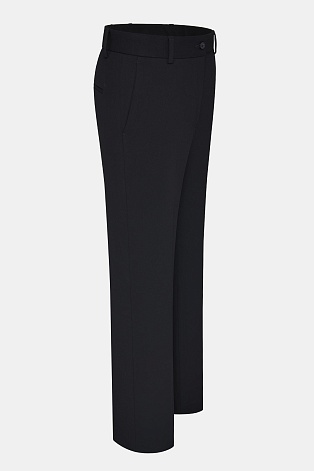 Прямые брюки черного цвета MARIA