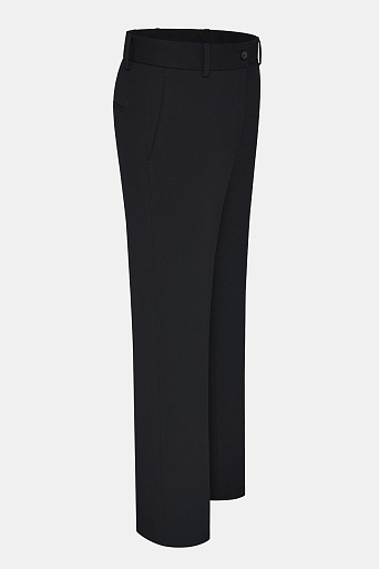 Прямые брюки черного цвета MARIA