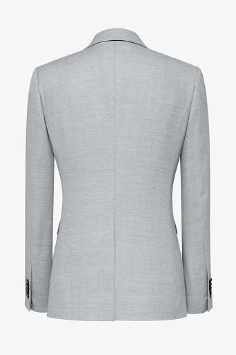 Жакет приталенного кроя, светло-серый MIRA