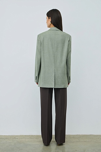 Пиджак оверсайз на четырех пуговицах, мятный MICHELLE