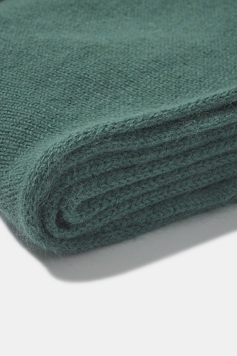 Косынка с ангорой, цвет морской волны