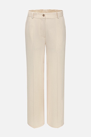 Кремовые брюки со стрелками LUCIA