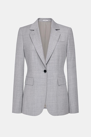 Серый пиджак в синюю клетку SMOKING II